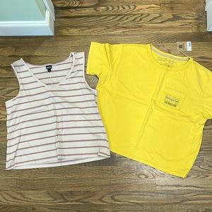 Patagonia tank and tee set